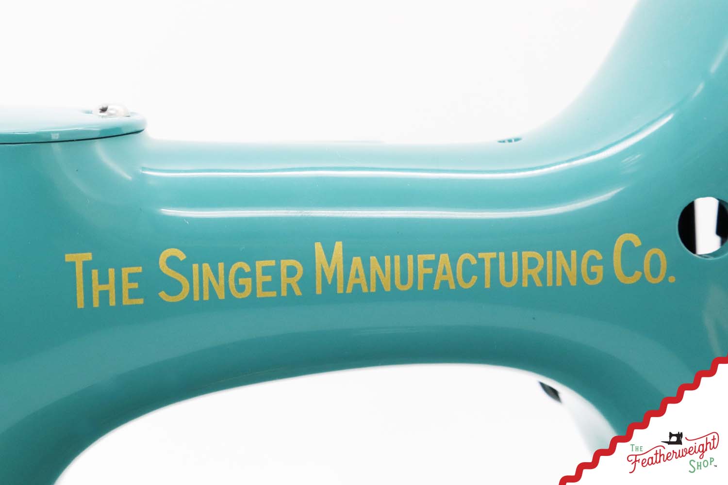 Singer Featherweight 221, AE079*** - Fully Restored in Lagoon