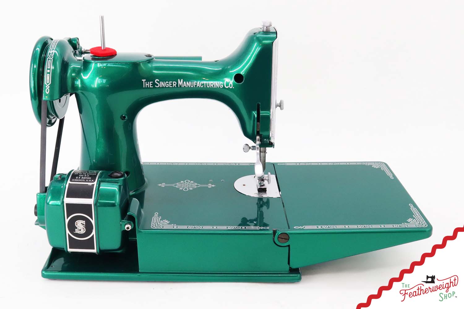 Singer Featherweight 221 AG988*** - Fully Restored in Emerald Green