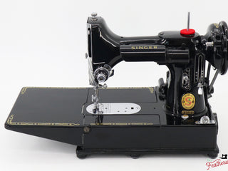 Load image into Gallery viewer, Singer Featherweight 222K Sewing Machine, Red &#39;S&#39; - EP5438** - 1959