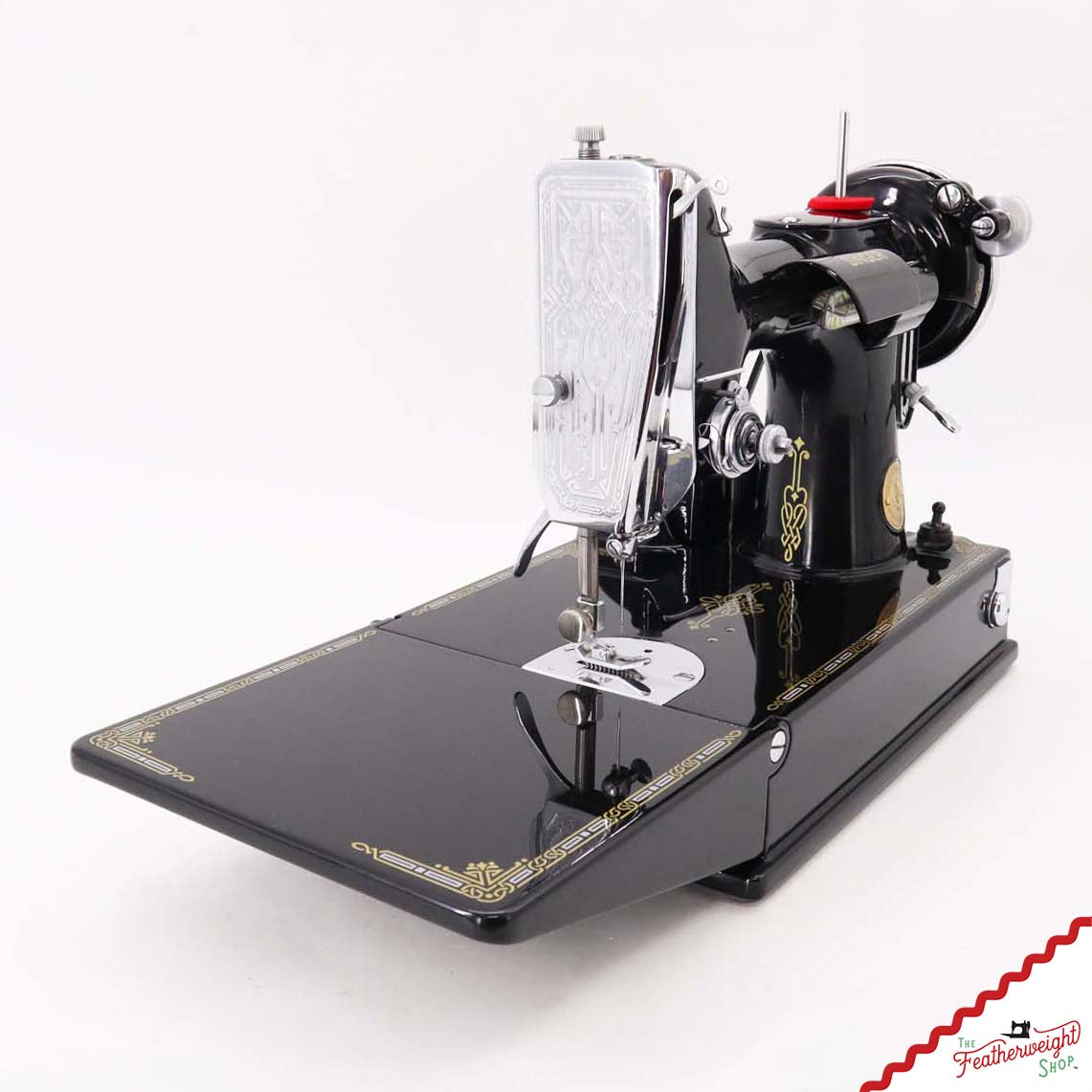 Singer Featherweight 221, "First-Run" 1933 AD551*** - Fully Restored in Gloss Black