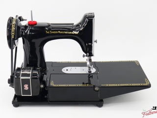 Load image into Gallery viewer, Singer Featherweight 222K Sewing Machine, Red &#39;S&#39; - EP5438** - 1959