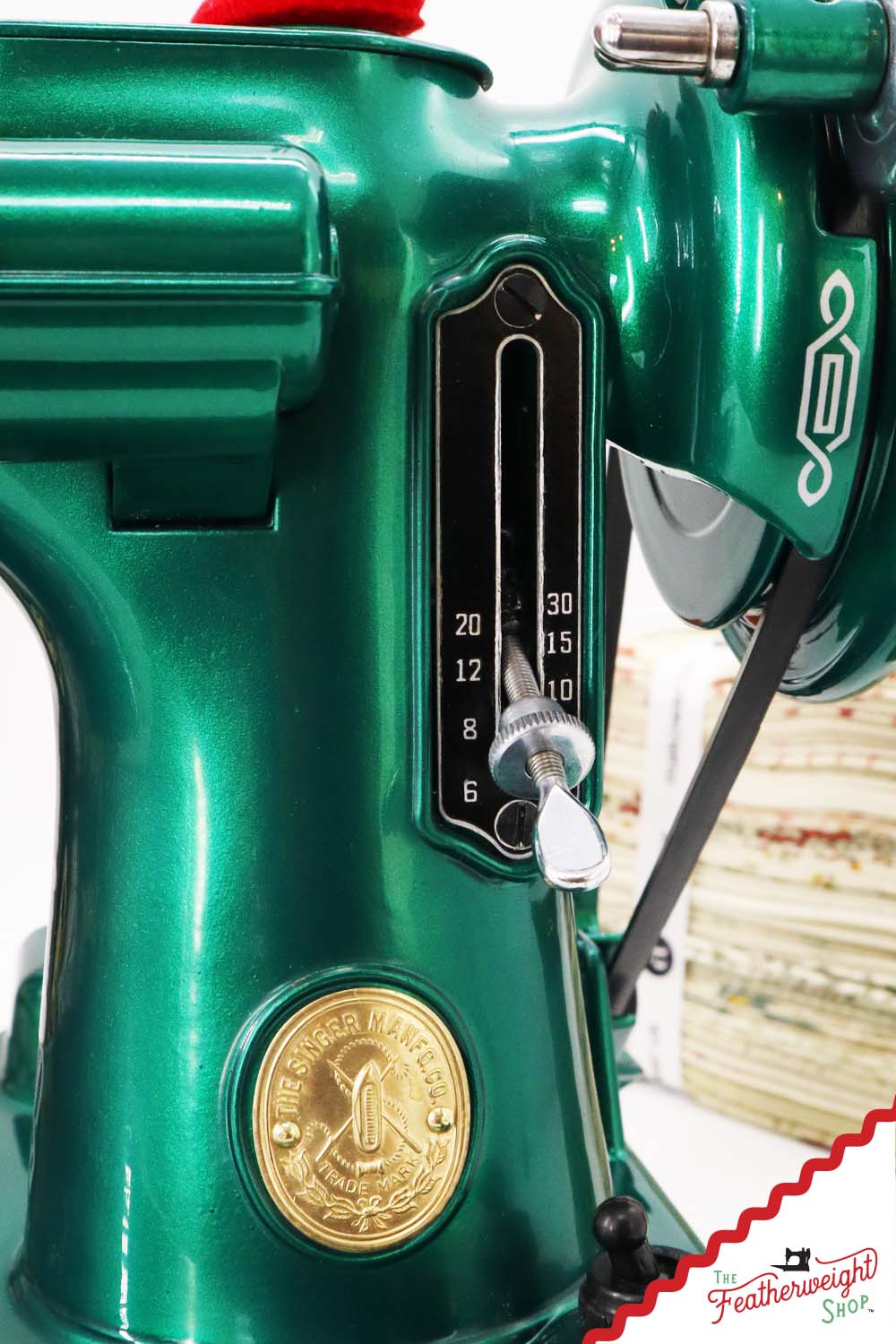 Singer Featherweight 221 AG988*** - Fully Restored in Emerald Green