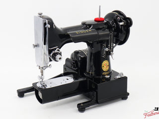 Load image into Gallery viewer, Singer Featherweight 222K Sewing Machine, Red &#39;S&#39; - EP5438** - 1959