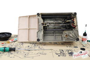 Servicing Mat, Tan Featherweight Schematic for 221J / 221K5