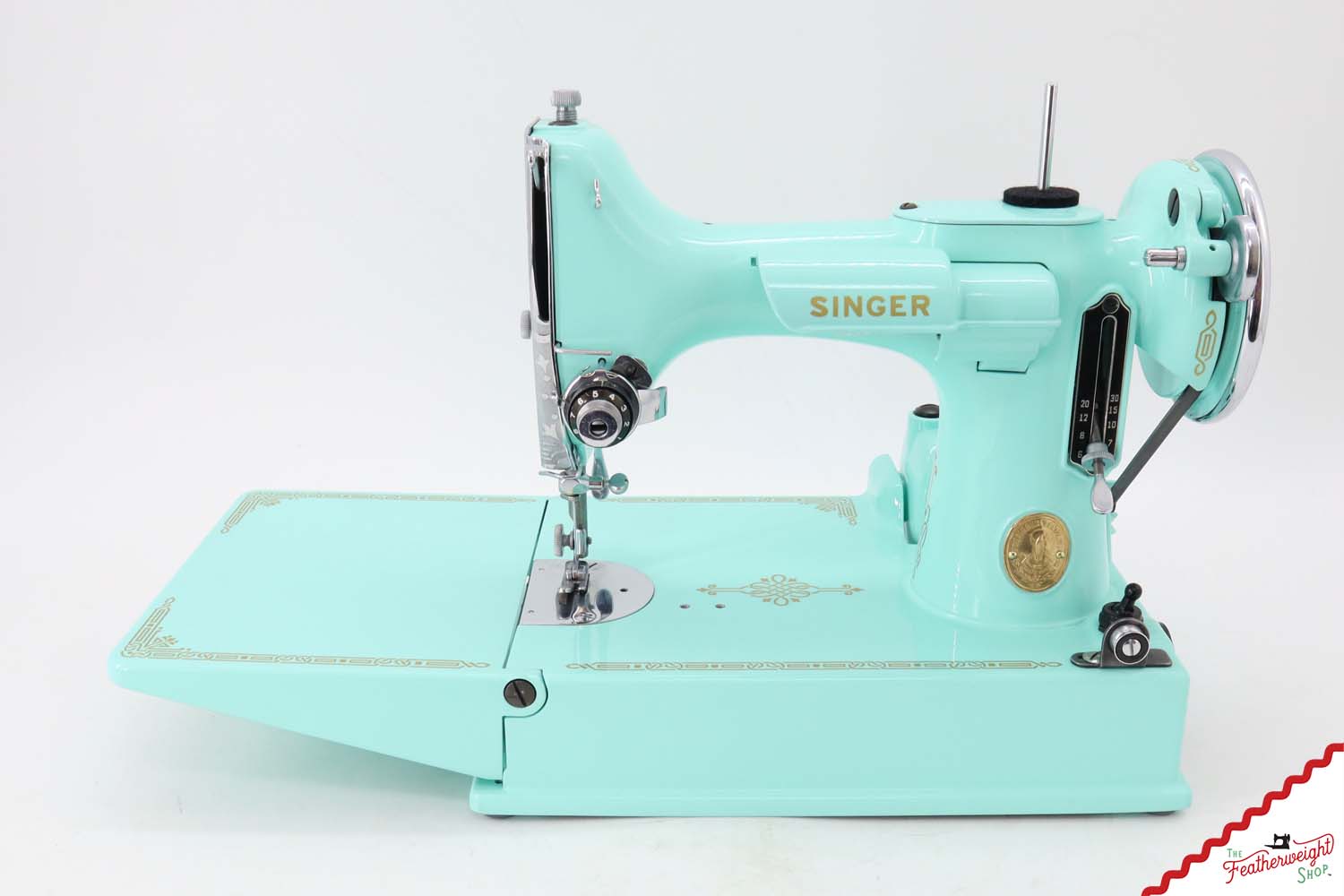 Singer Featherweight 221, AG005*** - Fully Restored in Jenny Blue