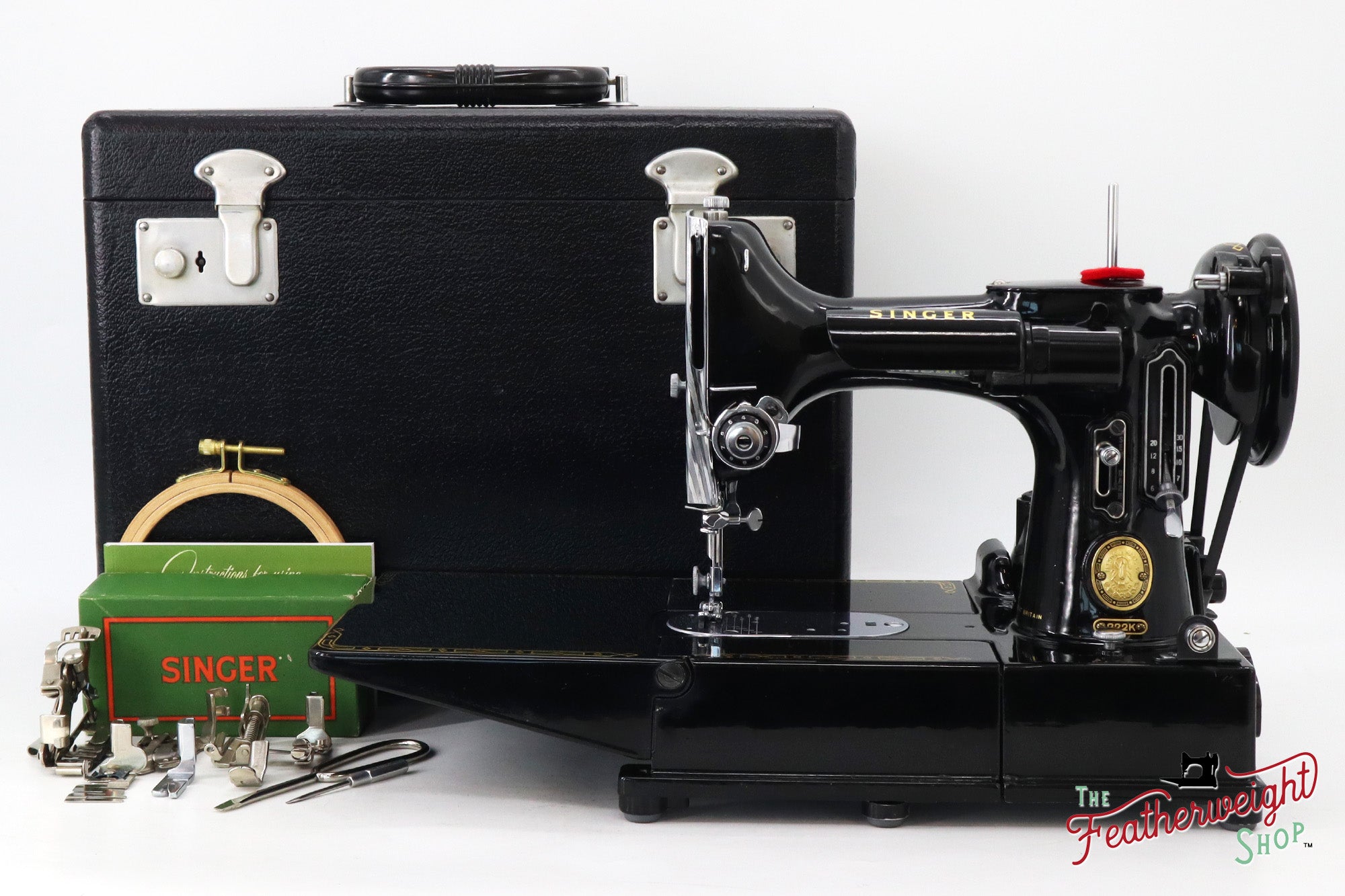 Singer Featherweight 222K Sewing Machine - EK3281**, 1955