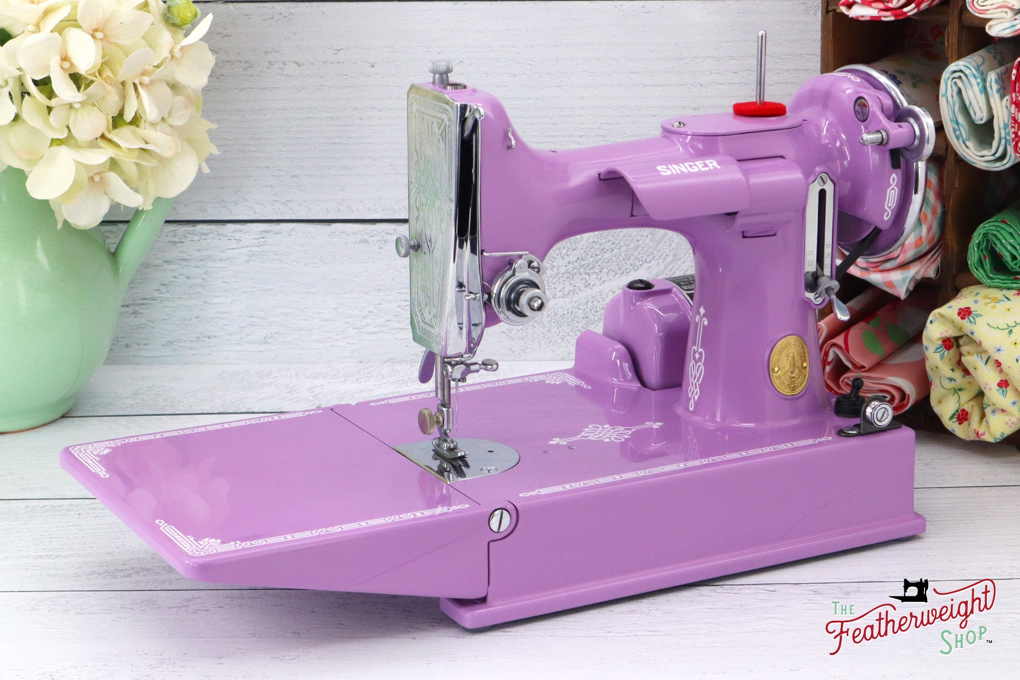 Singer Featherweight 221 AE5408** - Fully Restored in Lilac