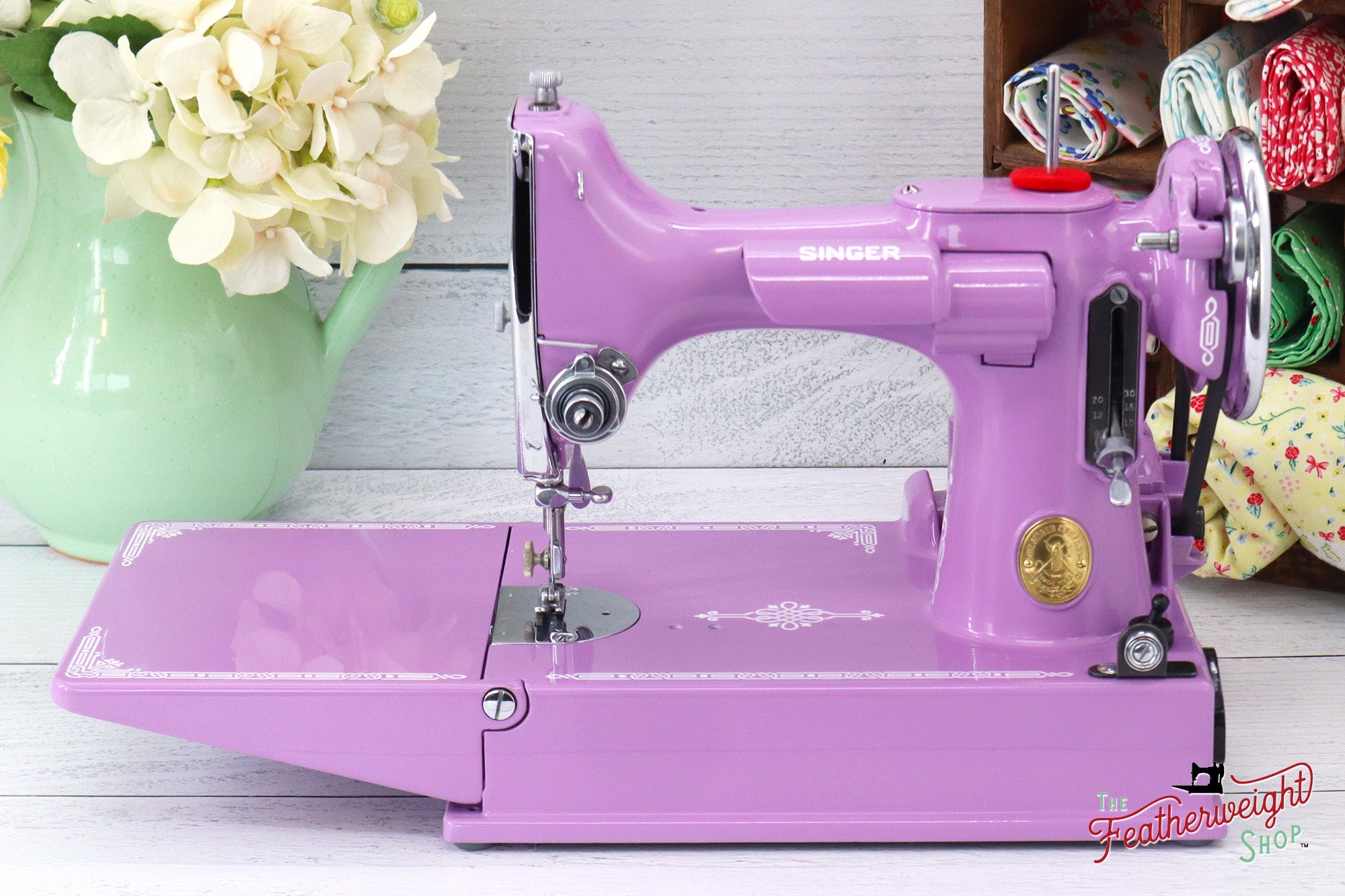 Singer Featherweight 221 AE5408** - Fully Restored in Lilac