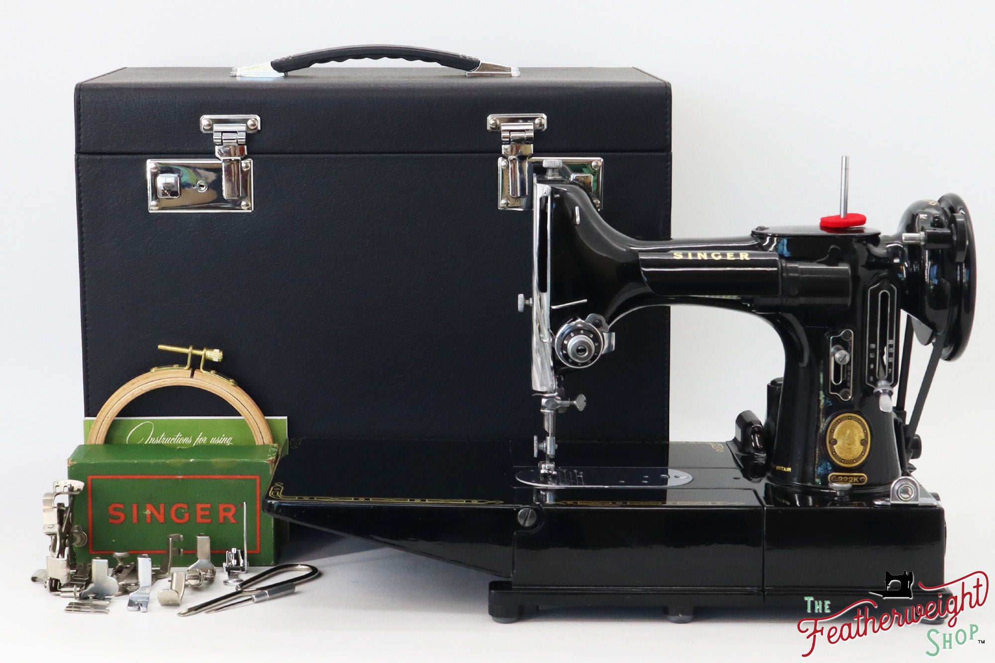 Singer Featherweight 222K Sewing Machine - EM2359**, 1957