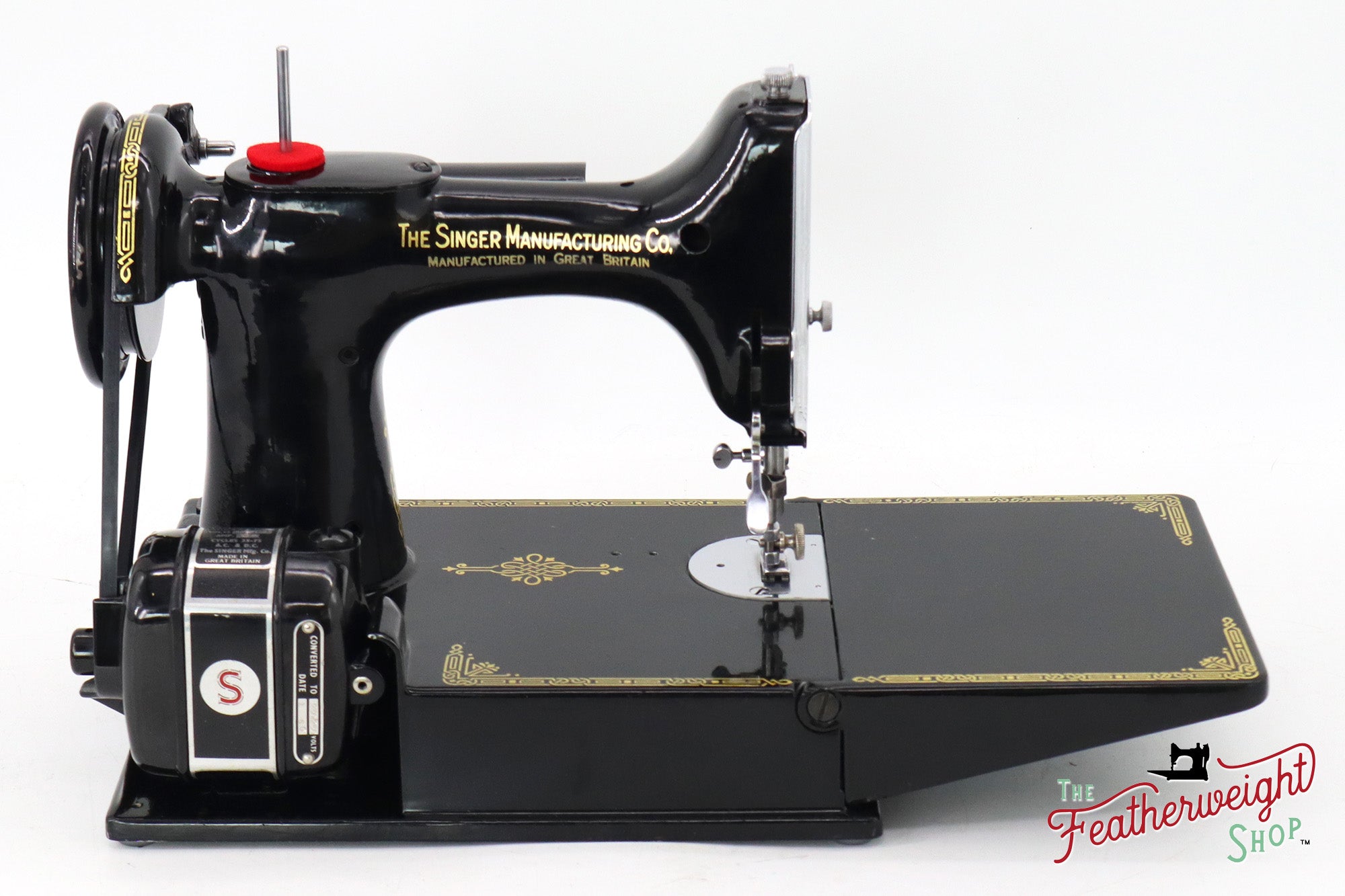 Singer Featherweight 221K, EG0776**, RARE Great Britain Decal