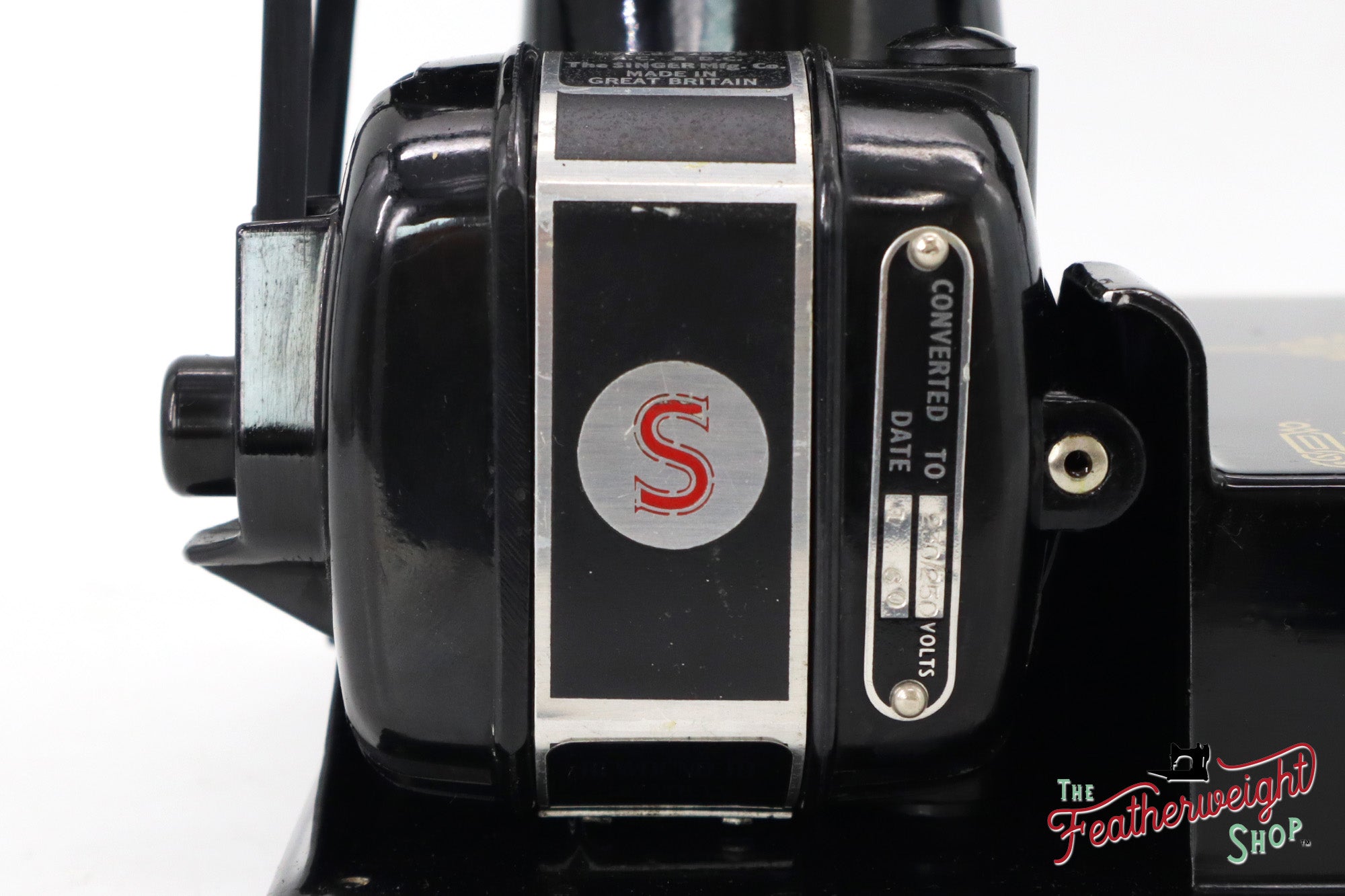 Singer Featherweight 221K, EG0776**, RARE Great Britain Decal