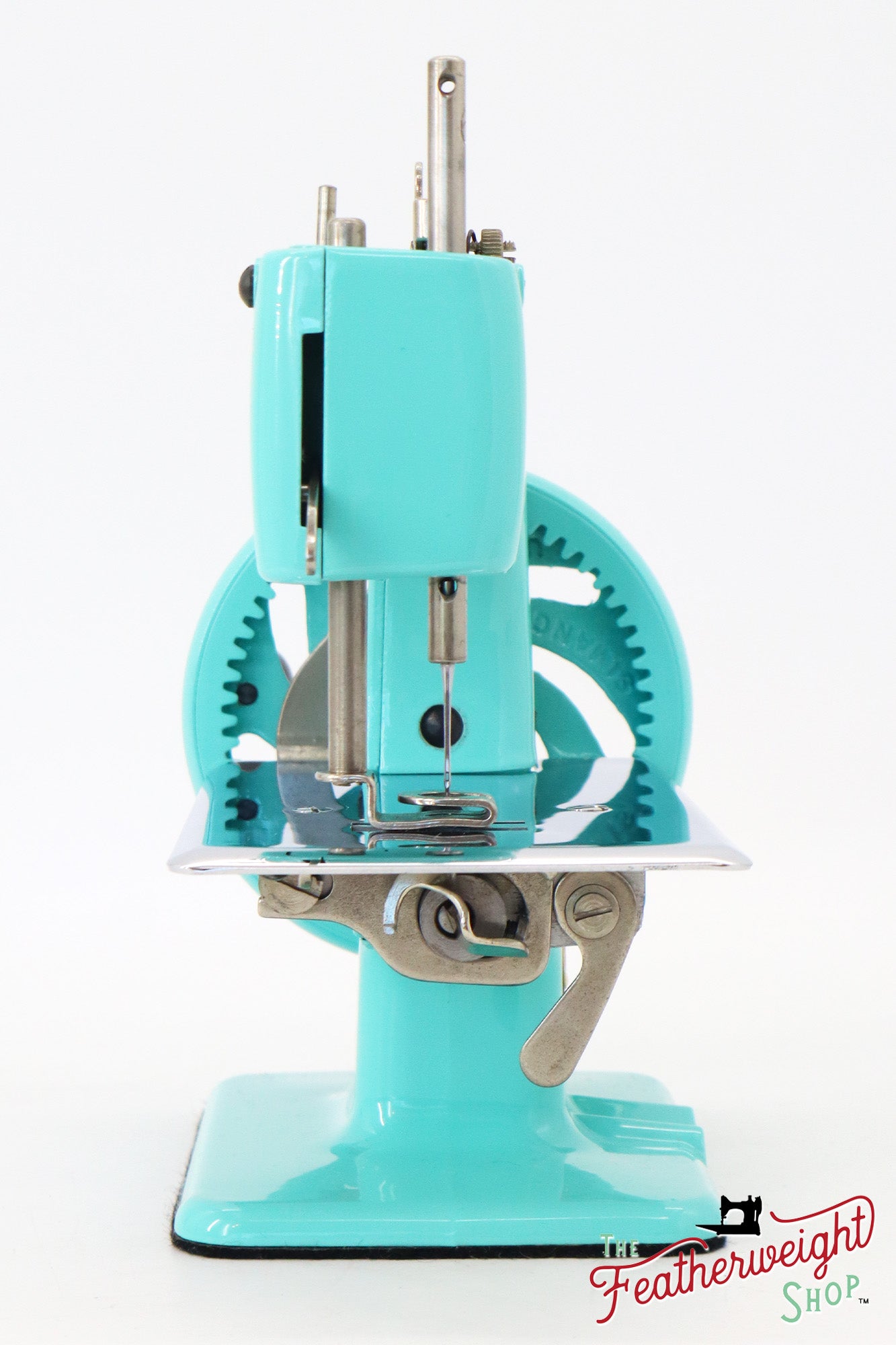 Singer Sewhandy Model 20 - Fully Restored in Tiffany Blue - April 2024, Faire