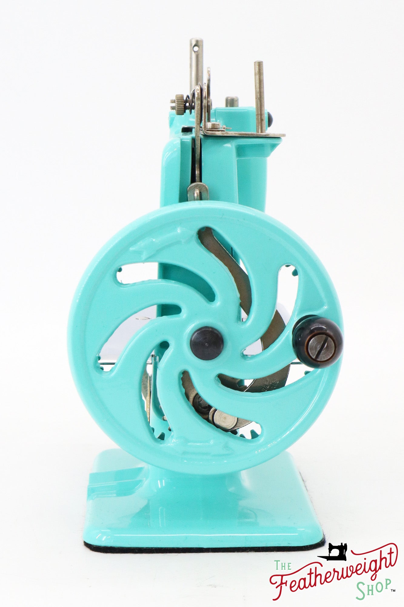 Singer Sewhandy Model 20 - Fully Restored in Tiffany Blue - April 2024, Faire