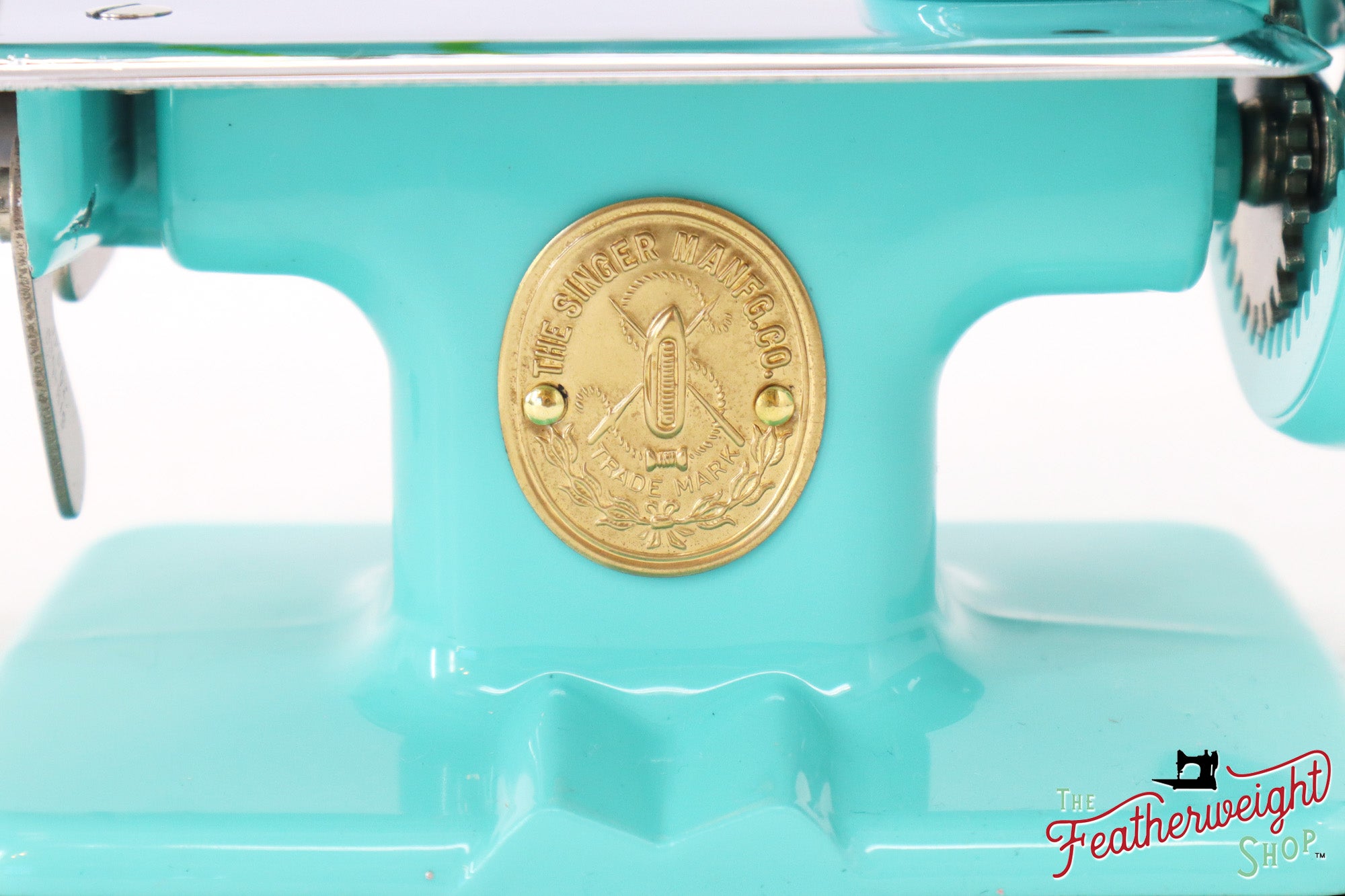 Singer Sewhandy Model 20 - Fully Restored in Tiffany Blue - April 2024, Faire