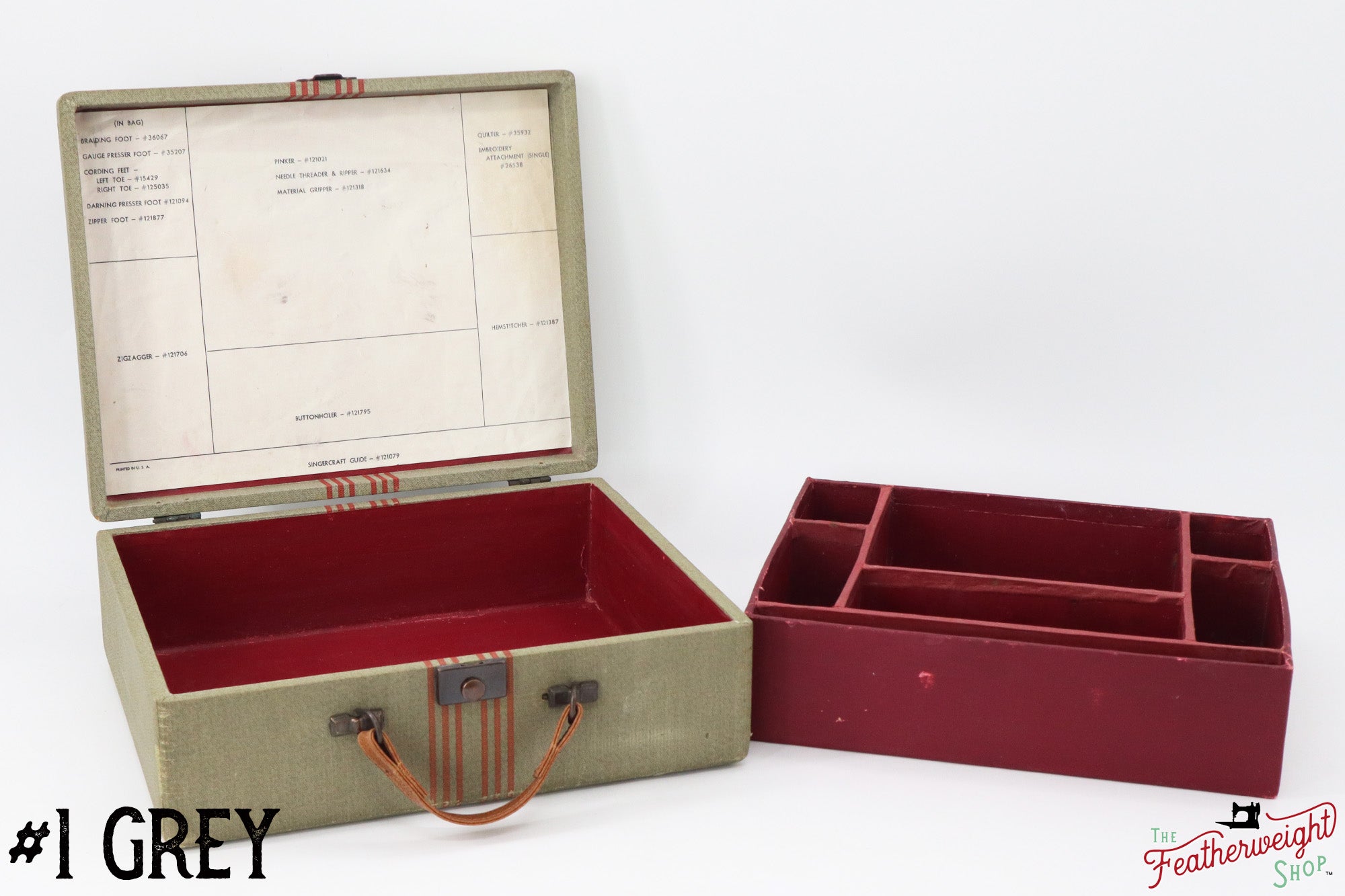 Singer Fashion Aids Attachments Case (Vintage Original)