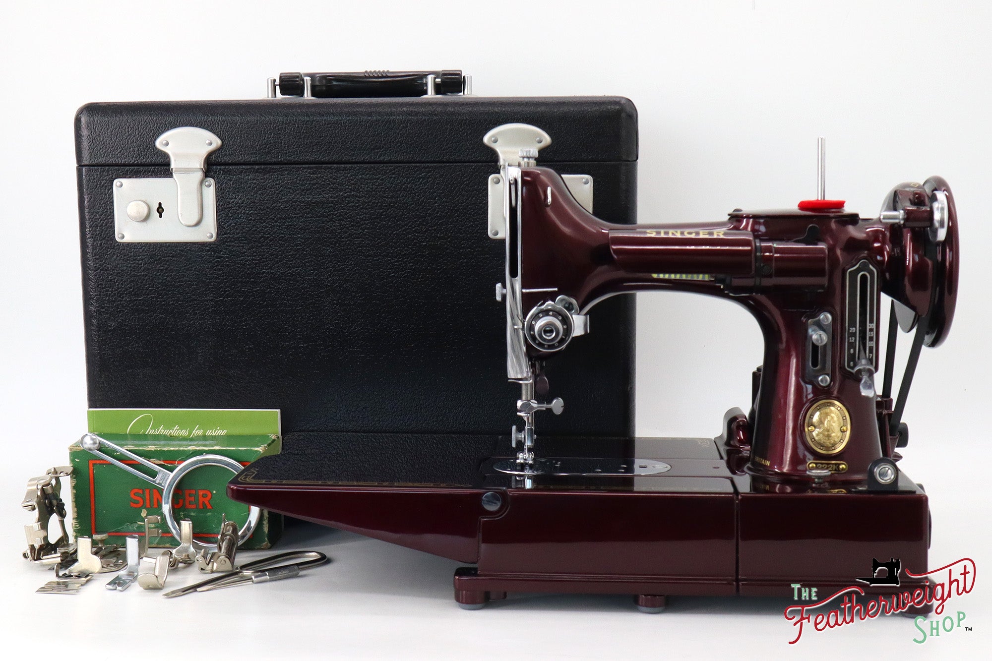 Singer Featherweight 222K - EJ6215** - Fully Restored in Brandywine