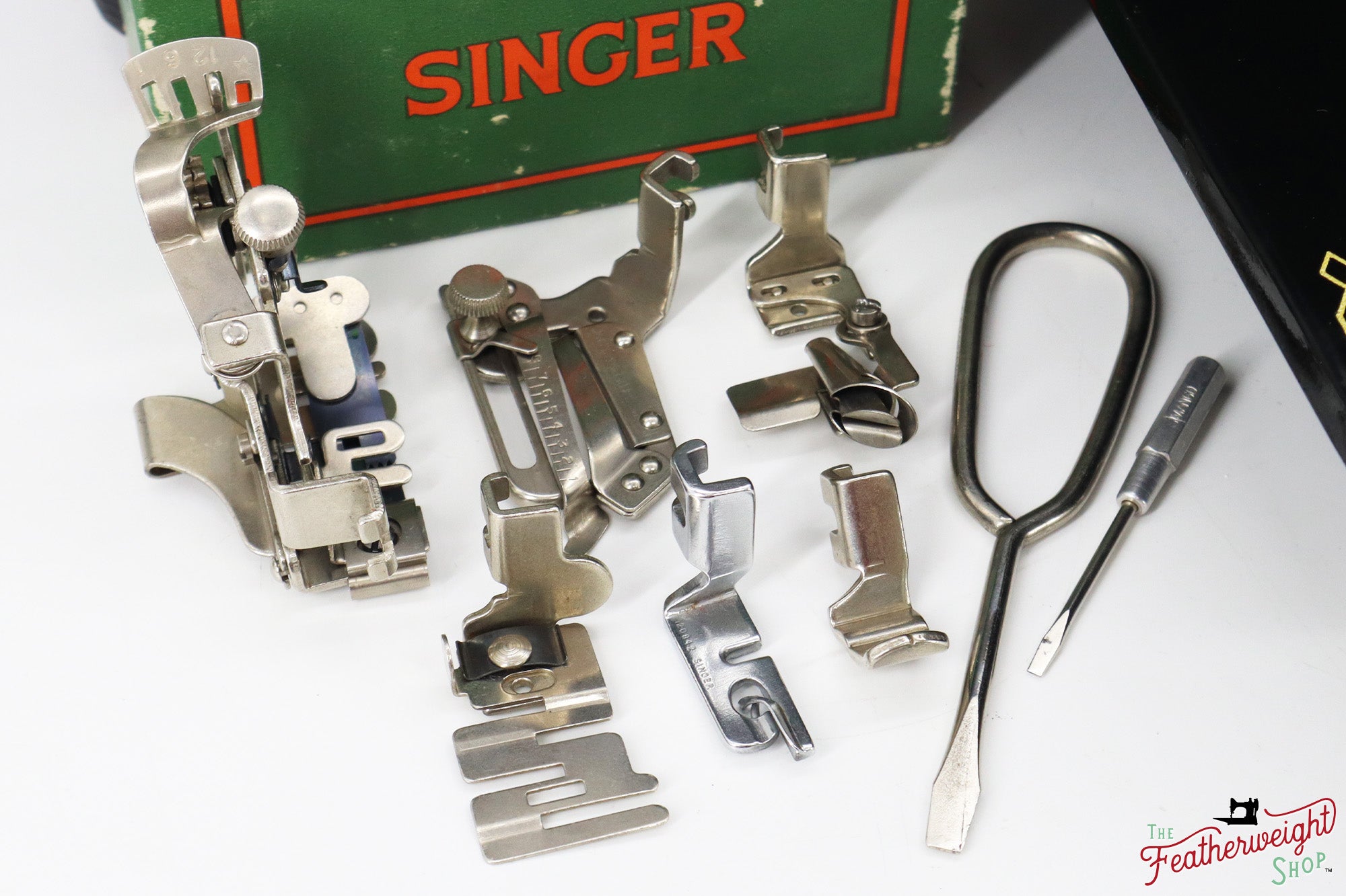 Singer Featherweight 221K Sewing Machine, RED "S" - ES1714**