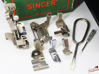 Load image into Gallery viewer, Singer Featherweight 221K Sewing Machine, RED &quot;S&quot; - ES1714**