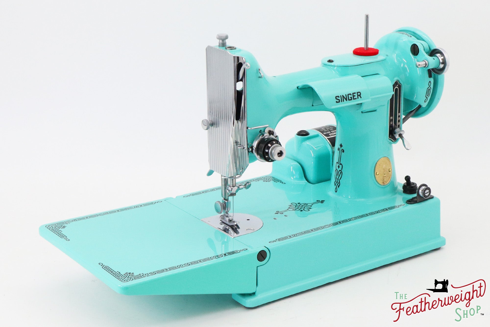 Singer Featherweight 221, AH9815** - Fully Restored in Tiffany Blue