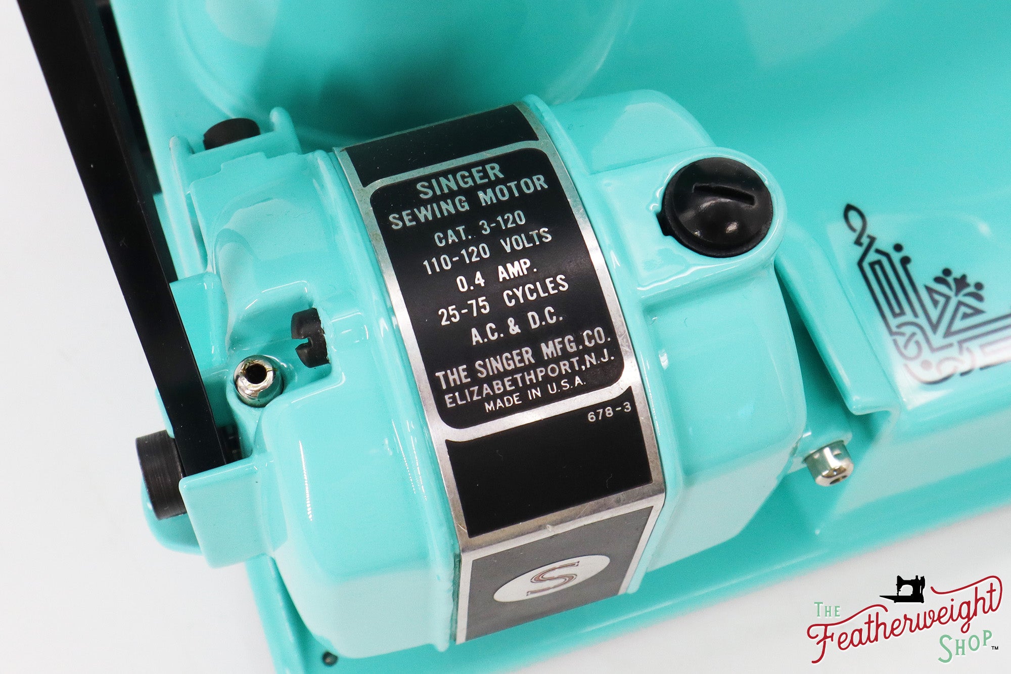 Singer Featherweight 221, AH9815** - Fully Restored in Tiffany Blue