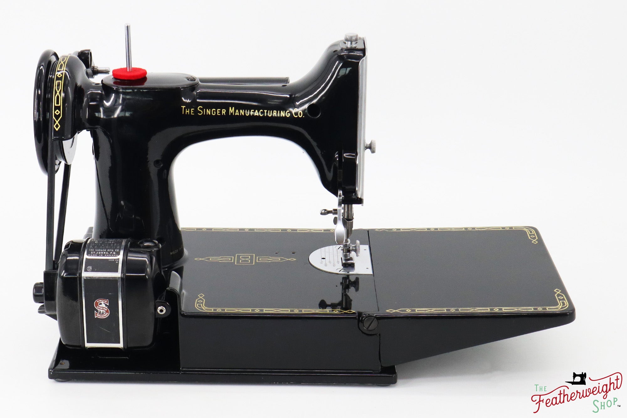 Singer Featherweight 221K Sewing Machine, RED "S" - ES1714**