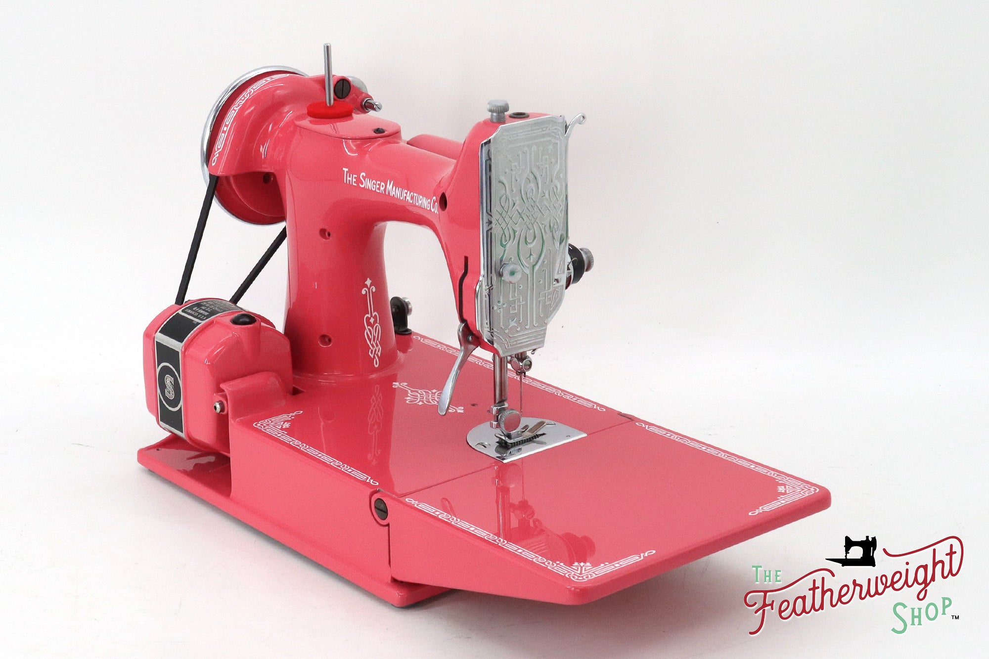 Singer Featherweight 221, AF753*** - Fully Restored in Happy Pink Grapefruit