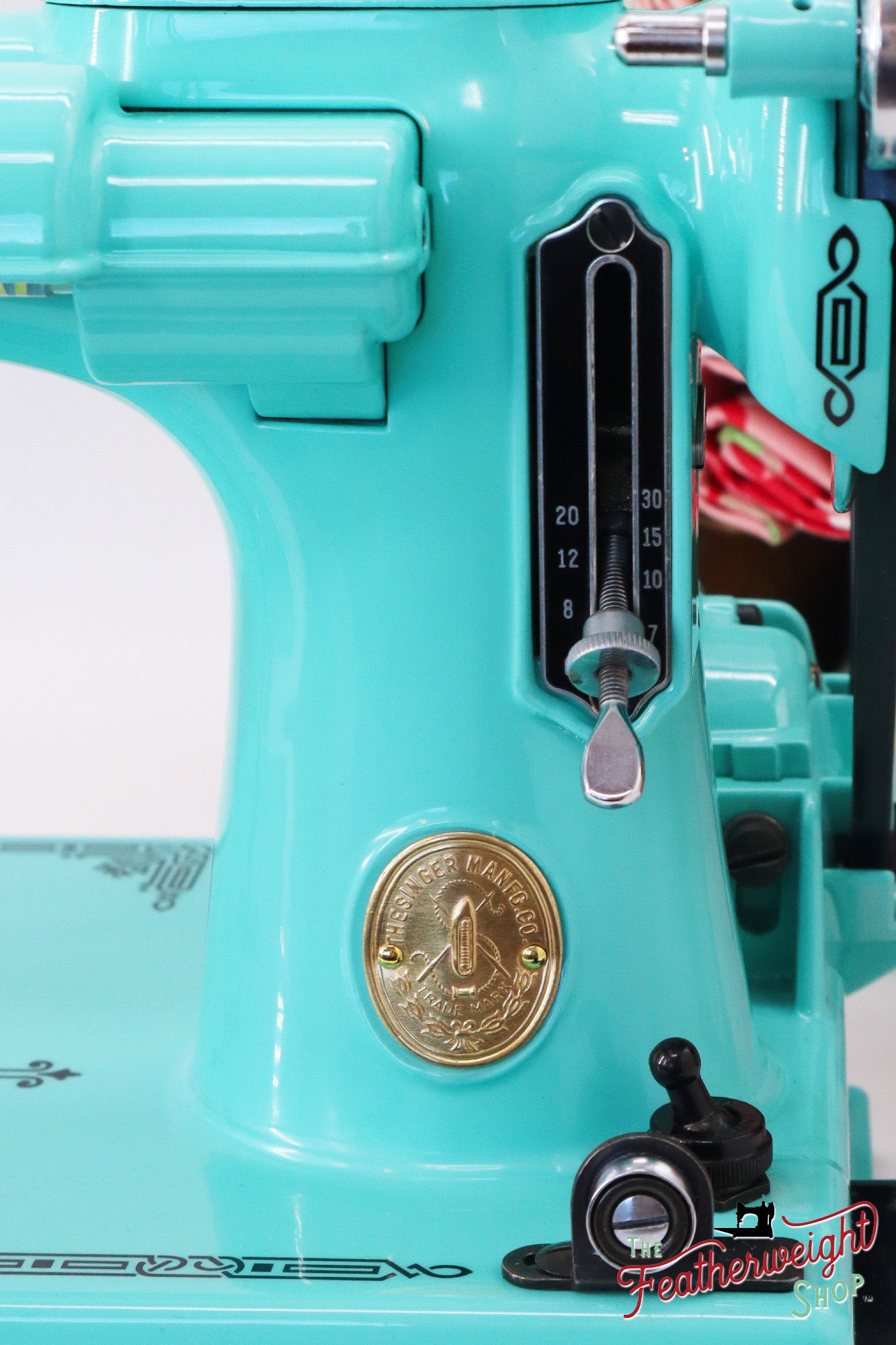 Singer Featherweight 221, AH9815** - Fully Restored in Tiffany Blue