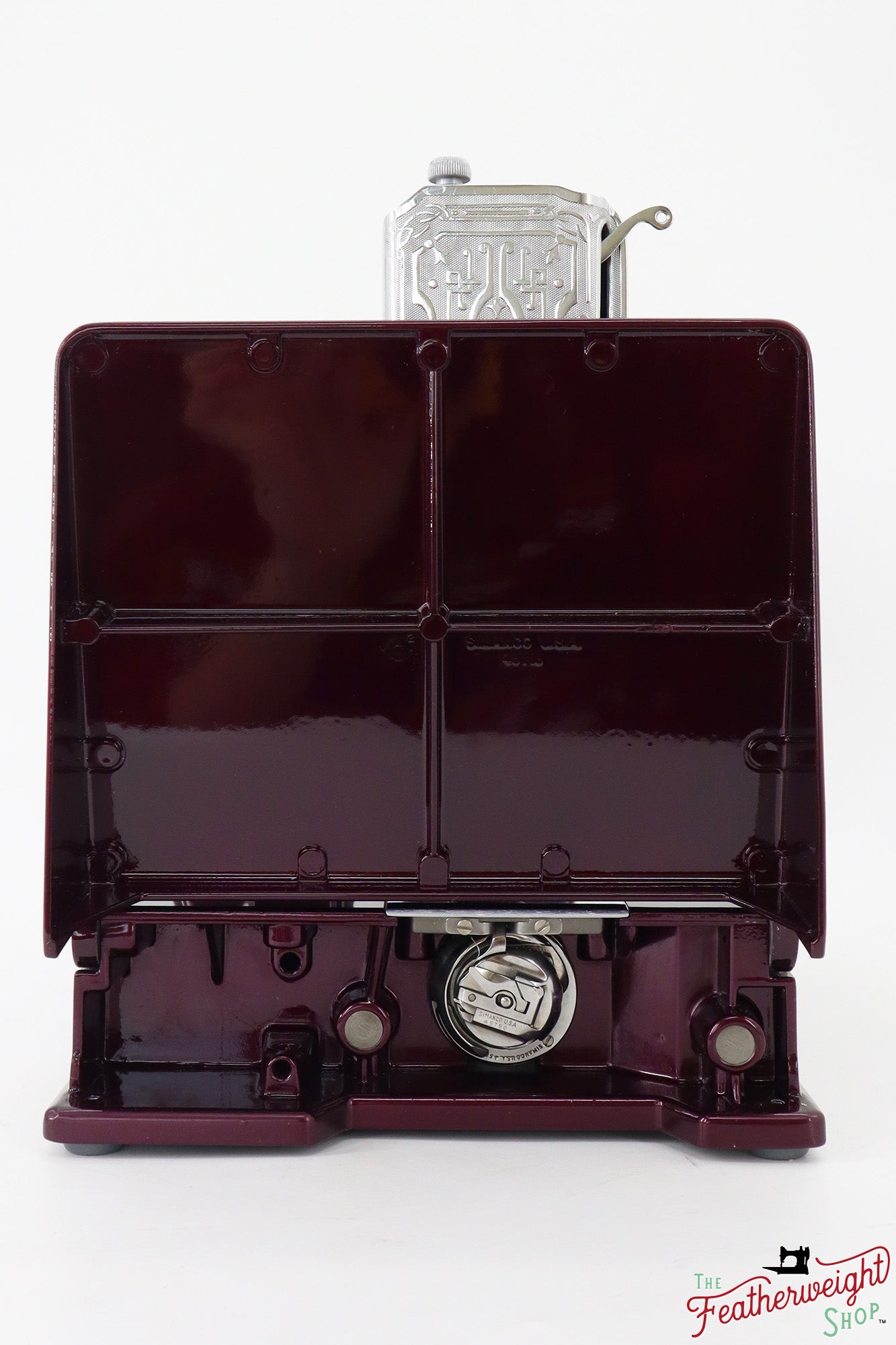 Singer Featherweight 221, AF870*** - Fully Restored in Star Garnet