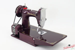 Singer Featherweight 221, AF870*** - Fully Restored in Star Garnet