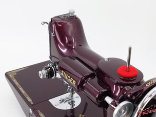 Load image into Gallery viewer, Singer Featherweight 221, AF870*** - Fully Restored in Star Garnet