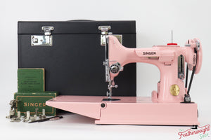 Singer Featherweight 221K, EF560*** - Fully Restored in Rosy Posy Pink