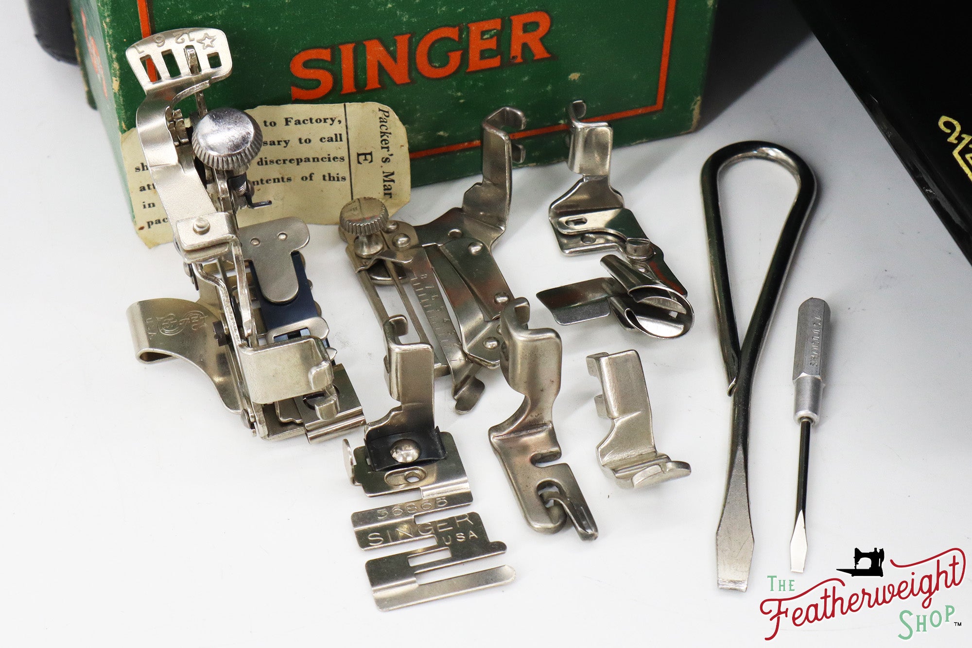 Singer Featherweight 221 Sewing Machine, AJ588*** - 1950