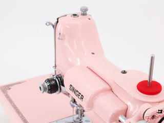 Load image into Gallery viewer, Singer Featherweight 221K, EF560*** - Fully Restored in Rosy Posy Pink
