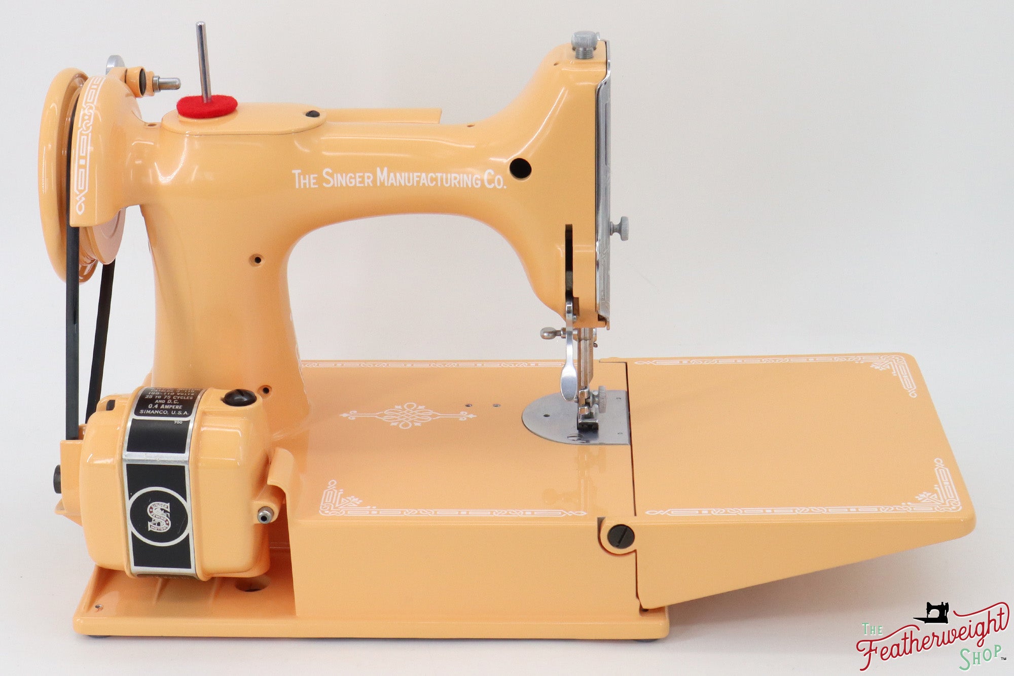 Singer Featherweight 221, AG6181** - Fully Restored in Dreamcicle