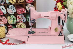 Singer Featherweight 221K, EF560*** - Fully Restored in Rosy Posy Pink