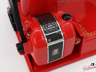 Load image into Gallery viewer, Singer Featherweight 221K, Red &#39;S&#39;, ES6519** - Fully Restored in Liberty Red