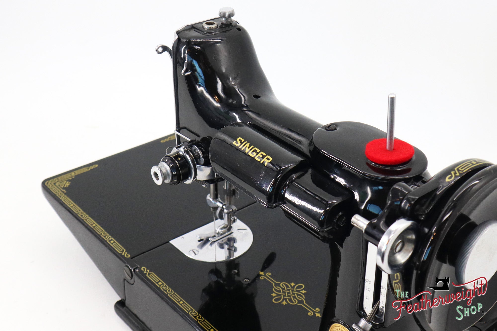 Singer Featherweight 221K Sewing Machine, French EF9120** and Sewhandy Set