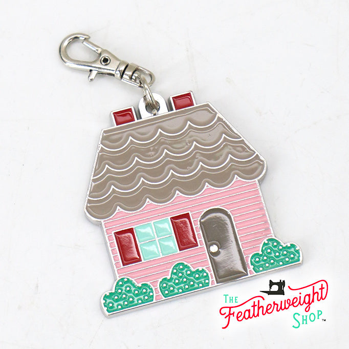 Keyring & Keychain Enamel Charm, HOUSE by Lori Holt