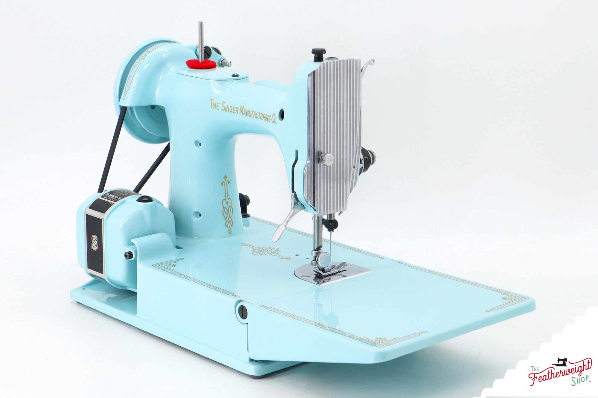 Singer Featherweight 221, AL409*** - Fully Restored in Cinderella Blue