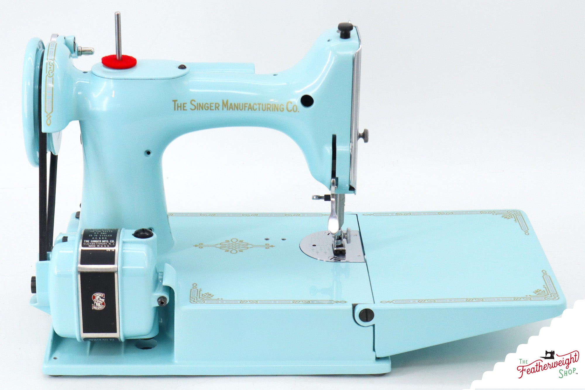 Singer Featherweight 221, AL409*** - Fully Restored in Cinderella Blue