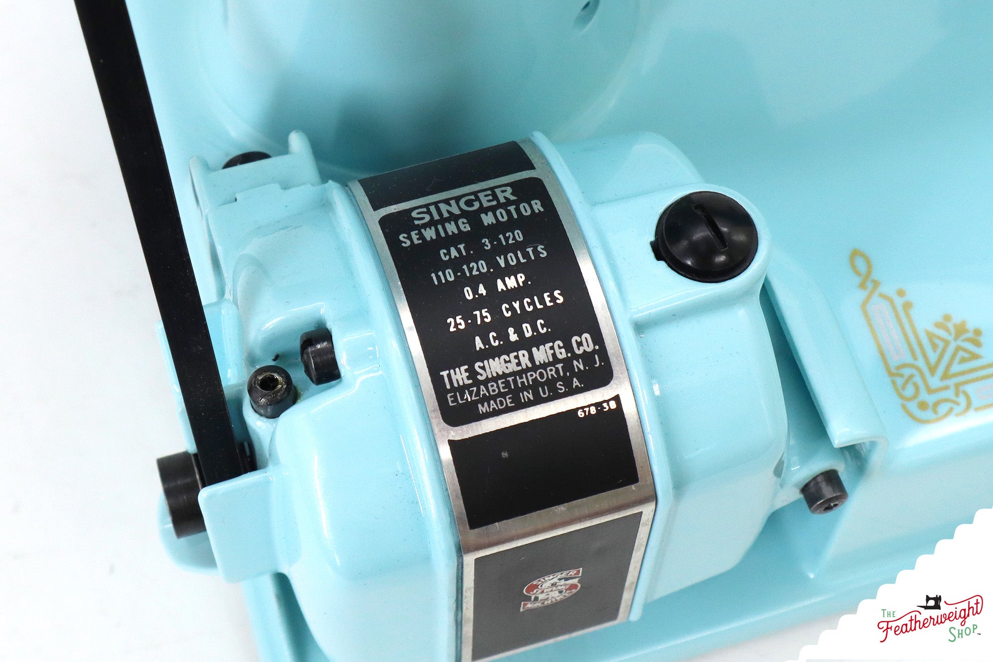 Singer Featherweight 221, AL409*** - Fully Restored in Cinderella Blue