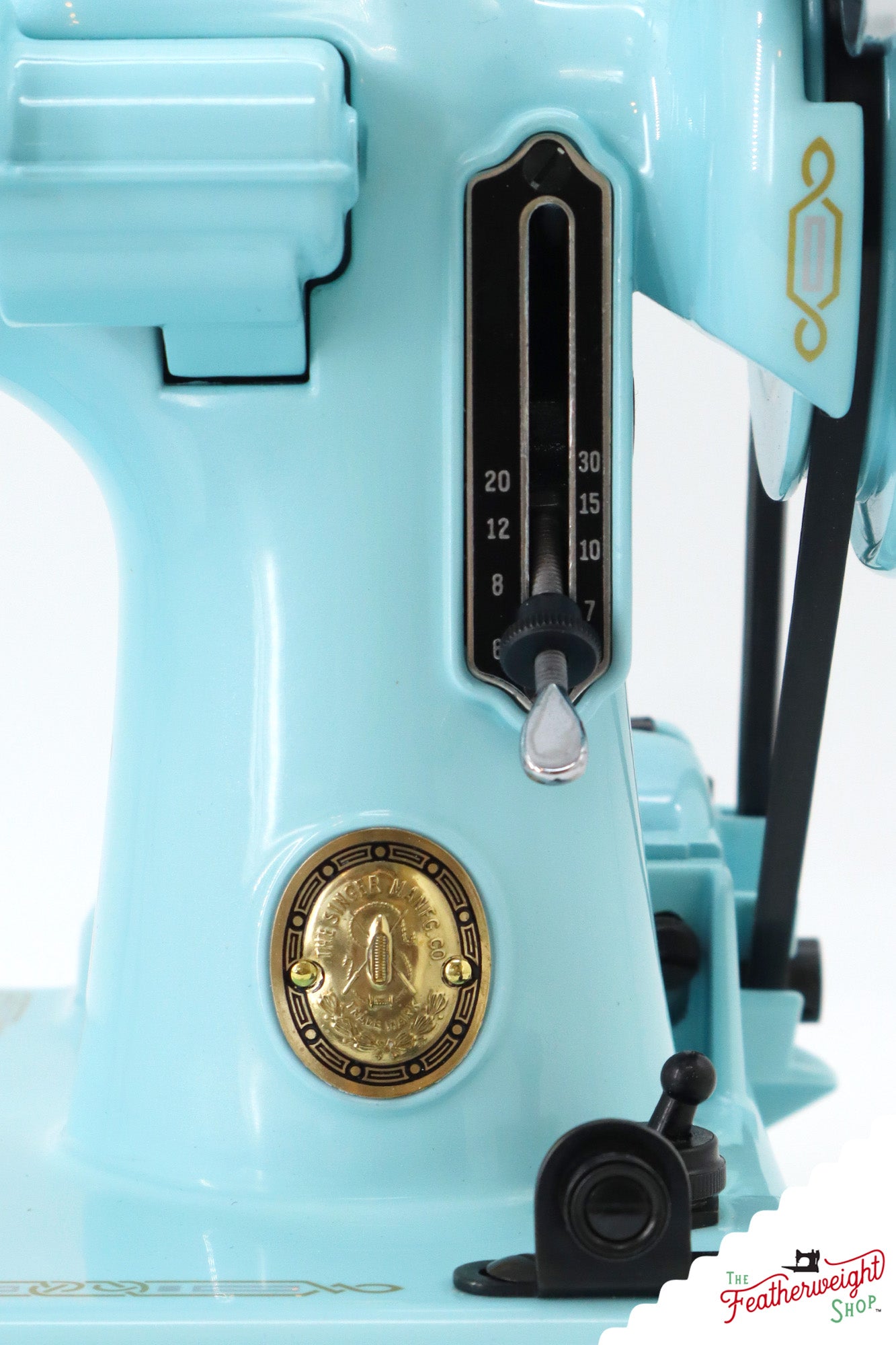 Singer Featherweight 221, AL409*** - Fully Restored in Cinderella Blue