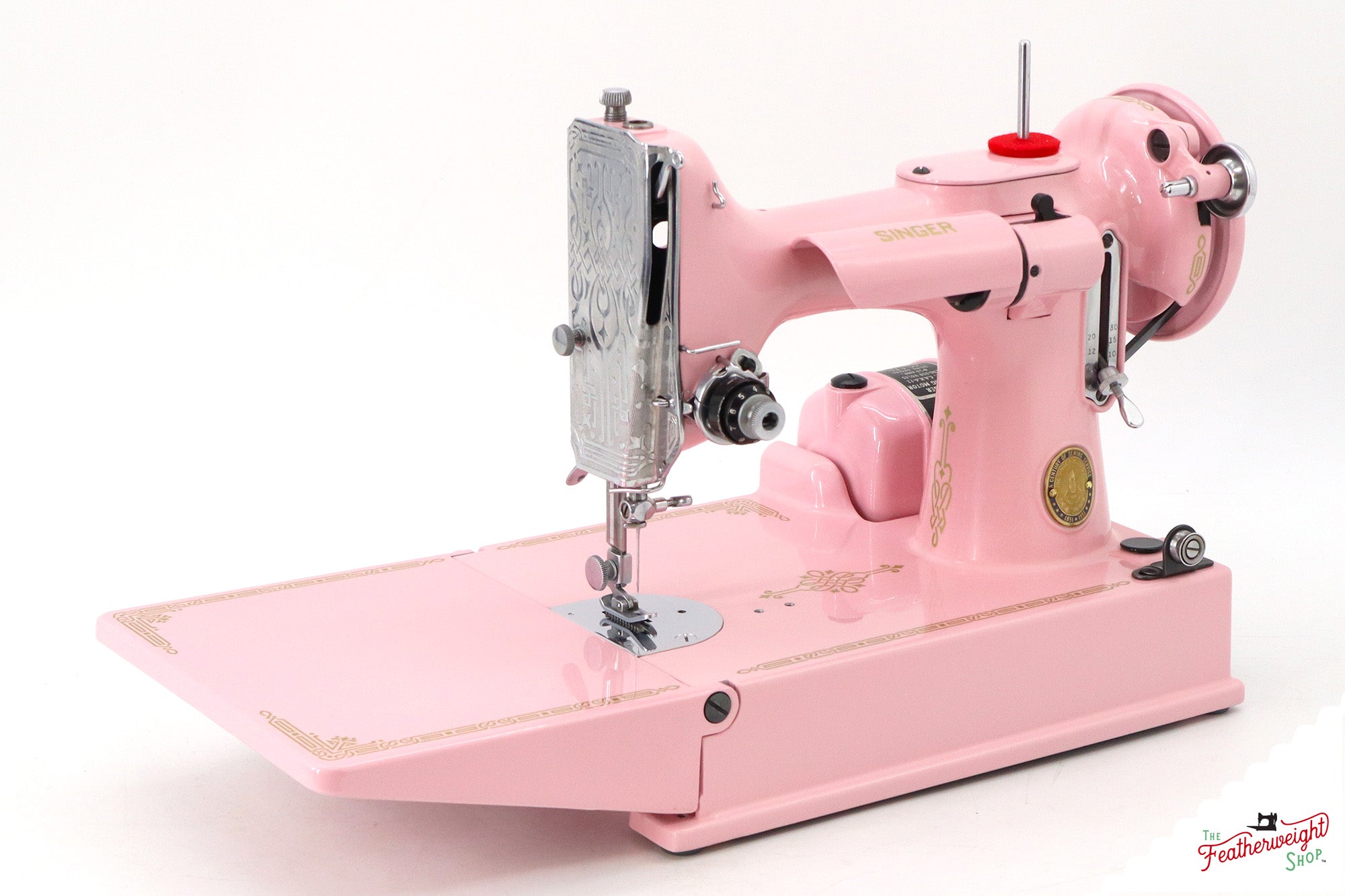 Singer Featherweight 221K, Centennial - EG642*** - Fully Restored in Pink Frosting