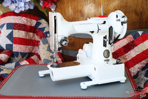 Singer Featherweight 222K - EJ915*** - Fully Restored in White