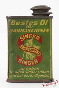 Oil Can, Square - German, Singer (Vintage Original) - RARE