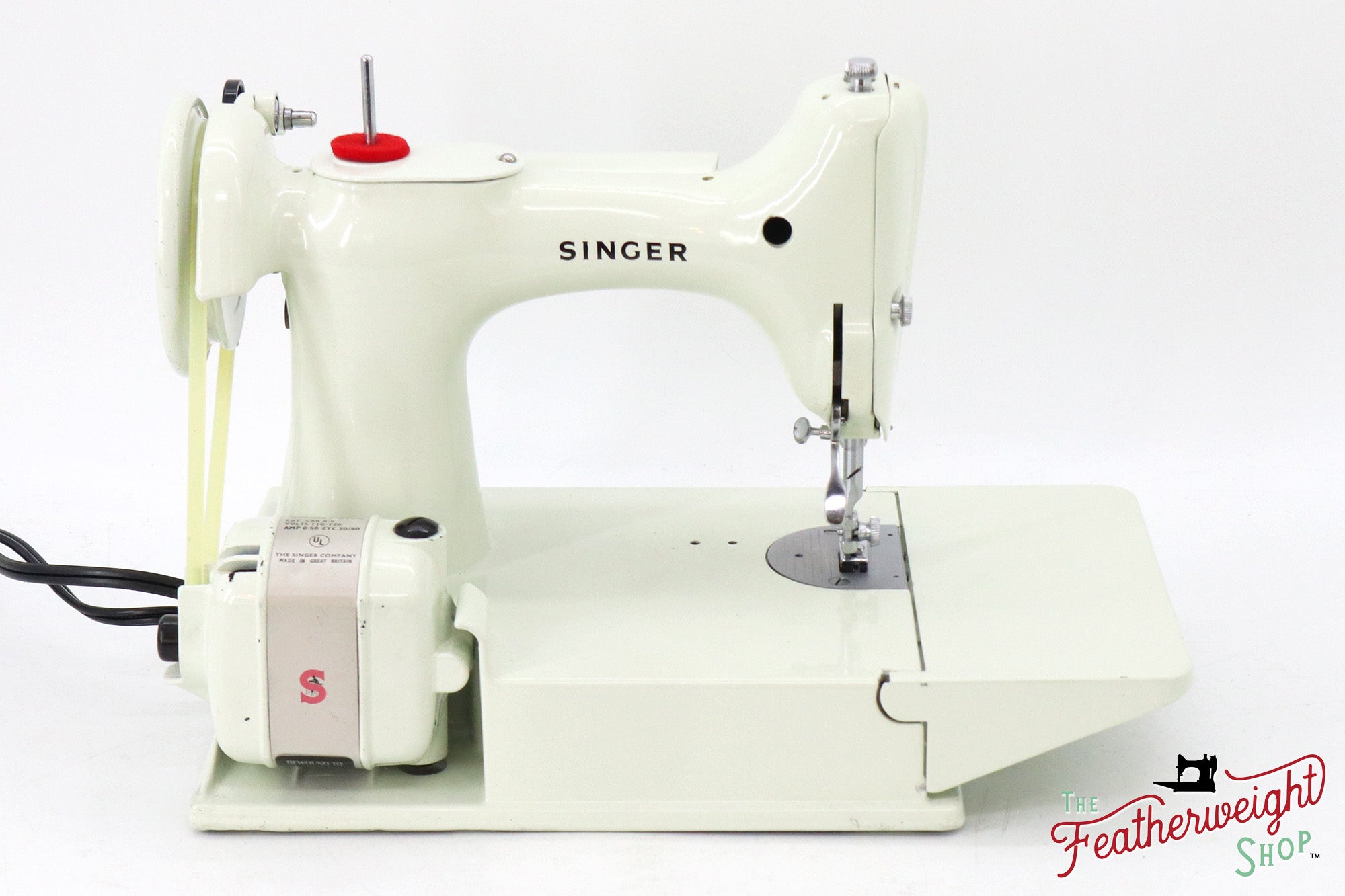 Singer Featherweight 221 Sewing Machine, WHITE - EV987***