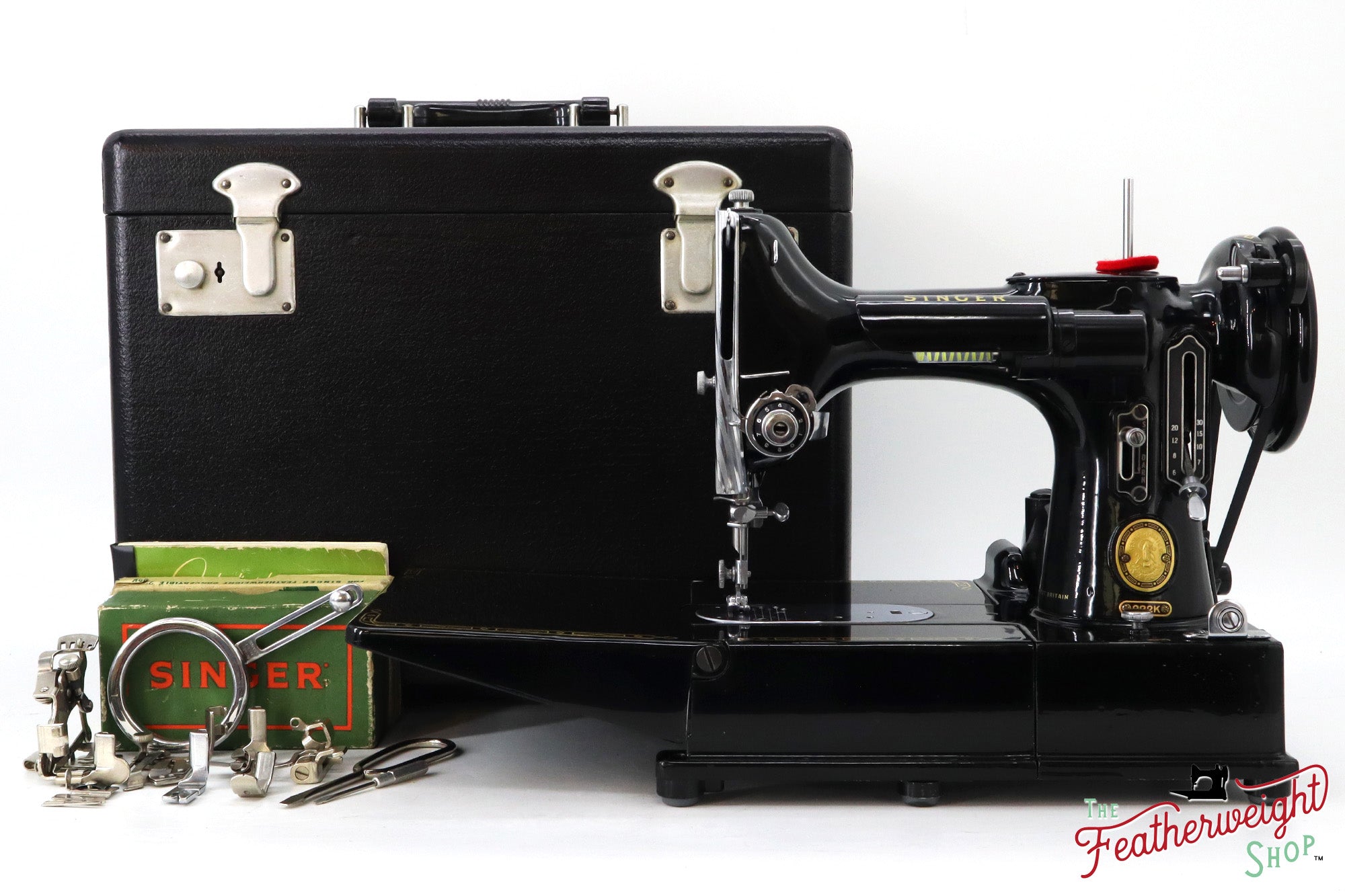 Singer Featherweight 222K Sewing Machine - EM9608**, 1957