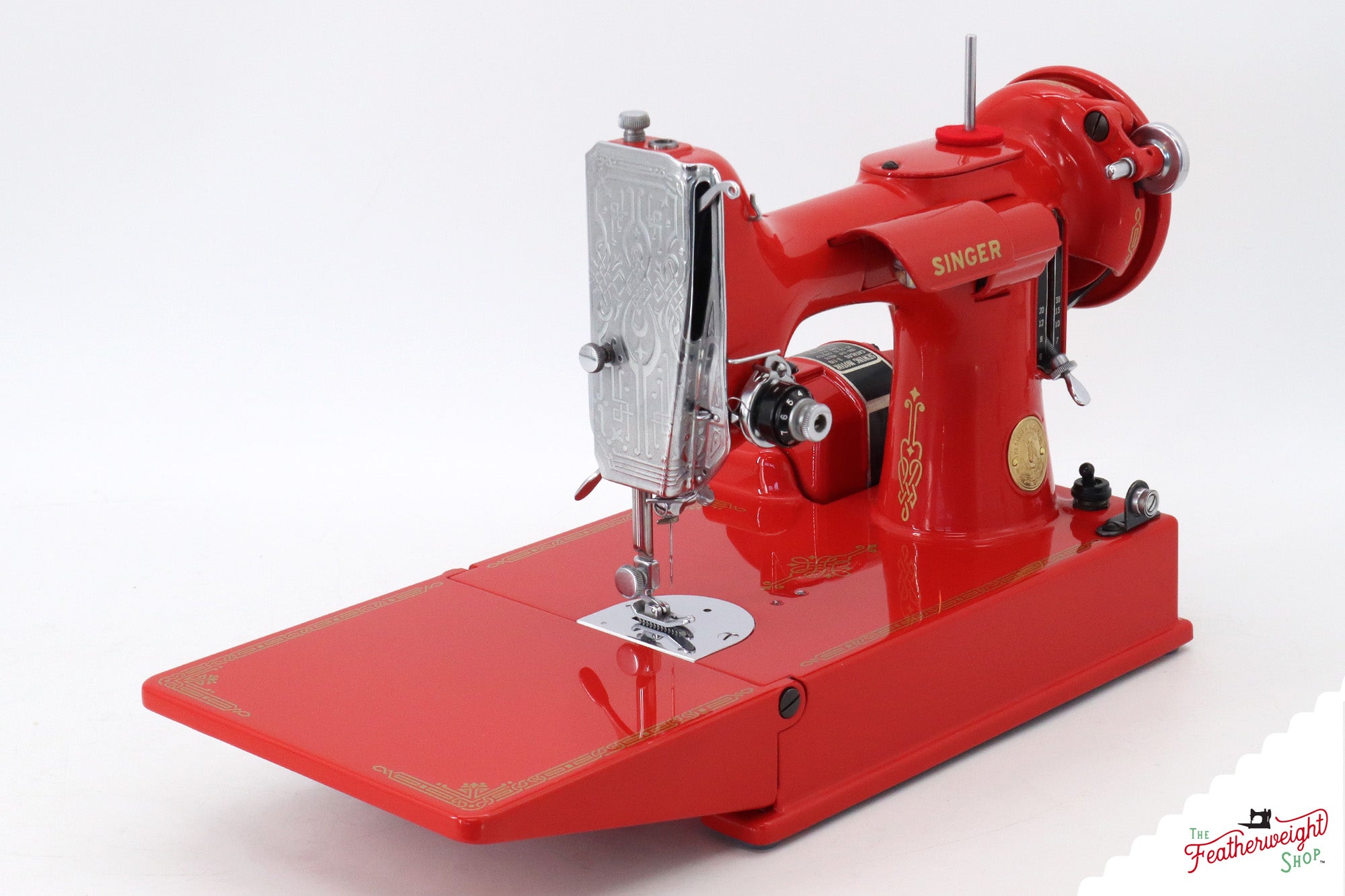 Singer Featherweight 221 AG877*** - Fully Restored in Liberty Red