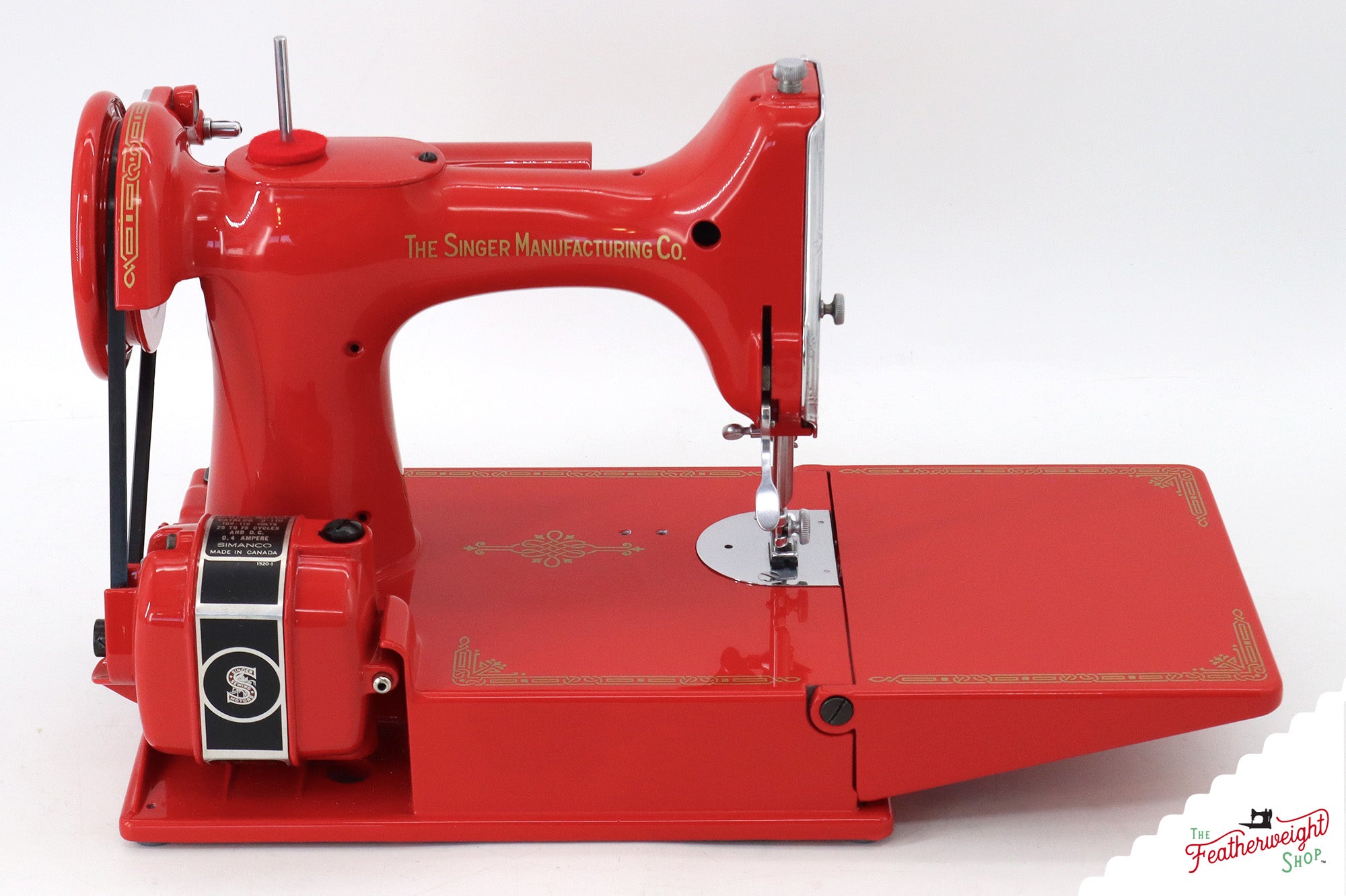 Singer Featherweight 221 AG877*** - Fully Restored in Liberty Red