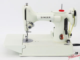 Load image into Gallery viewer, Singer Featherweight 221 Sewing Machine, WHITE - EV782***